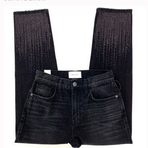 Current Elliot high waisted cropped jeans